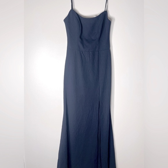 AQUA Strapless GownLength Evening Dress Sweetheart neck Mermaid silhouette, New - Picture 13 of 16